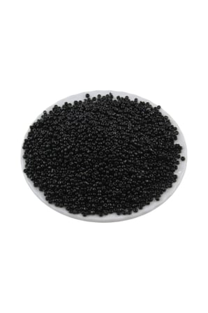 08 Kum Siyah 3 mm Boncuk (100 Gr 6000 Adet)