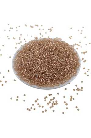 08 Kum Açık Somon 3 mm Boncuk (100 Gr 6000 Adet)