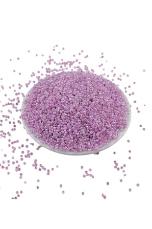 08 Kum İnci Pembe Boncuk 3 mm (100 Gr 6000 Adet)