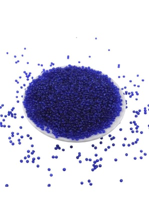 08 Kum Saks Mavi Boncuk 3 mm (100 Gr 6000 Adet)