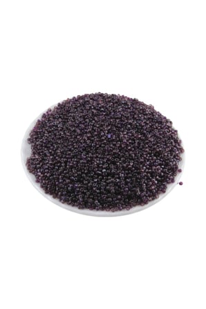 08 Kum Mor Bordo Boncuk 3 mm (100 Gr 6000 Adet)