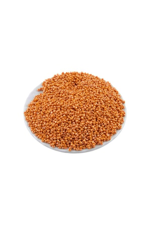 08 Kum Mat Koyu Turuncu Boncuk 3 mm (100 Gr 6000 Adet)
