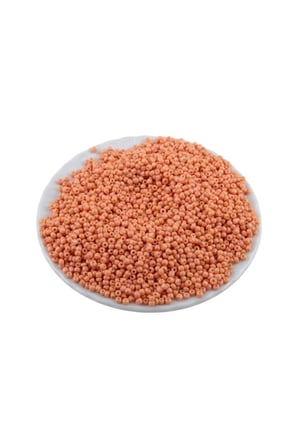 08 Kum Mat Koyu Yavru Ağızı Boncuk 3 mm (90 Gr)