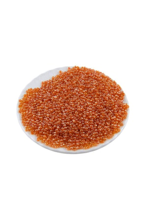 08 Kum Turuncu Boncuk 3 mm (100 Gr 6000 Adet)
