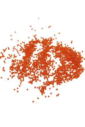 08 Kum Boncuk Şeker Turuncu 3 mm (75 Gr)