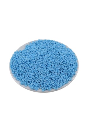 08 Kum Boncuk Pastel Açık Mavi 3 mm (100 Gr 6000 Adet)