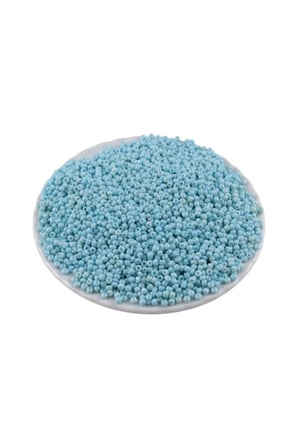 08 Kum Boncuk Pastel Buz Mavi 3 mm (100 Gr 6000 Adet)