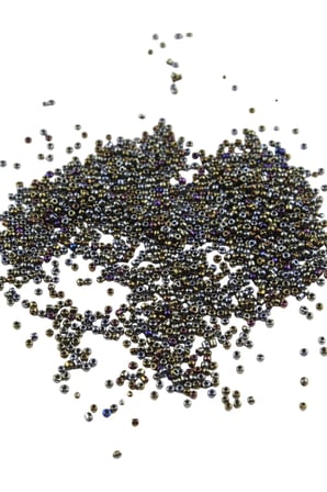 08 Kum Boncuk Siyah Janjan 3 mm (100 Gr 6000 Adet)