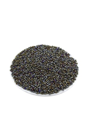 08 Kum Boncuk Siyah Janjan 3 mm (100 Gr 6000 Adet)