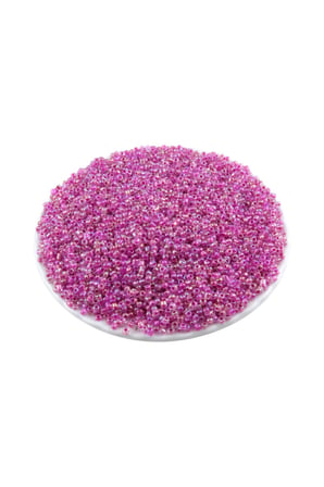 08 Kum Boncuk İçten Boyalı Fuşya 3 mm (90 Gr)