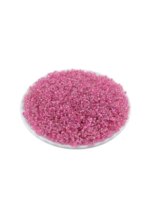 08 Kum Boncuk İçten Boyalı Hafif Pembe 3 mm (80 Gr)