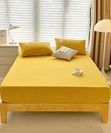 TOTEM Ranforce Pamuklu Yastık Kılıflı Lastikli Çarşaf Takımı 180 x 200 Battal Boy