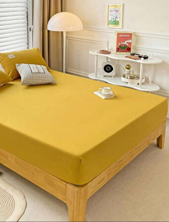 TOTEM Ranforce Pamuklu Yastık Kılıflı Lastikli Çarşaf Takımı 180 x 200 Battal Boy