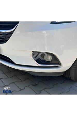 Opel Corsa E Krom Sis Farı Çerçevesi 2 prç. 2015 ve üzeri P.ÇELİK