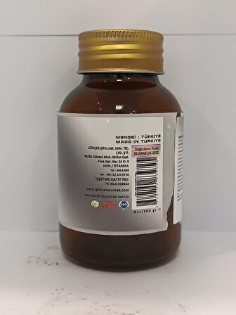 Aslan Yelesi Toz Ekstresi 100 Gr. Cam Kavanoz