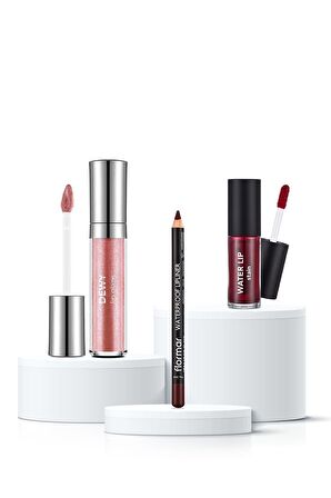 Flormar Cherry Cola Lips 3'lü Dudak Seti