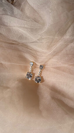 14 K kararmaz incili küpe