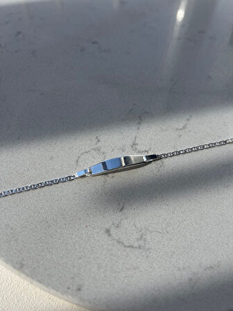 925 ayar gümüş çocuk bileklik 15 cm