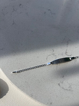 925 ayar gümüş çocuk bileklik 15 cm