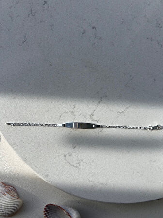 925 ayar gümüş çocuk bileklik 15 cm