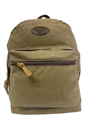 Vintage Su Geçirmez Kanvas Unisex Laptop Bölmeli Gezi Okul Seyahat Büyük Sırt Çantası 17,3 Inc HUMB