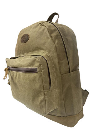 Vintage Su Geçirmez Kanvas Unisex Laptop Bölmeli Gezi Okul Seyahat Büyük Sırt Çantası 17,3 Inc HUMB