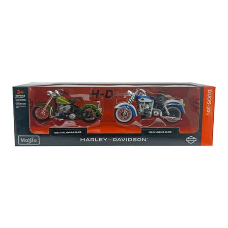 1/18 Harley-Davidson İkili Motorlar 50'ler