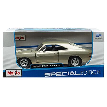 Maisto 1:25 1969 Dodge Charger R/T Model Araba - Gümüş