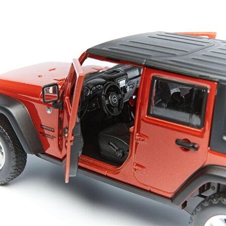 Maisto 1:24 2015 Jeep Wrangler Unlimited Model Araba - Kırmızı