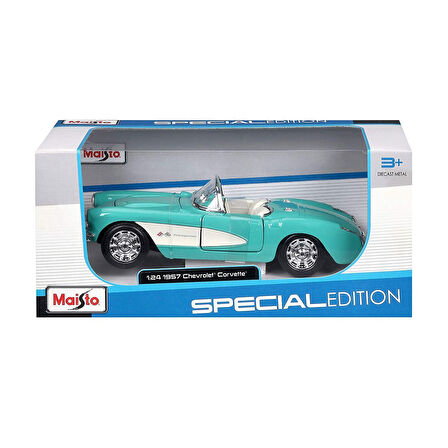 MAY 31275 1957 Chevrolet Corvette  1:24 FABBATOYS