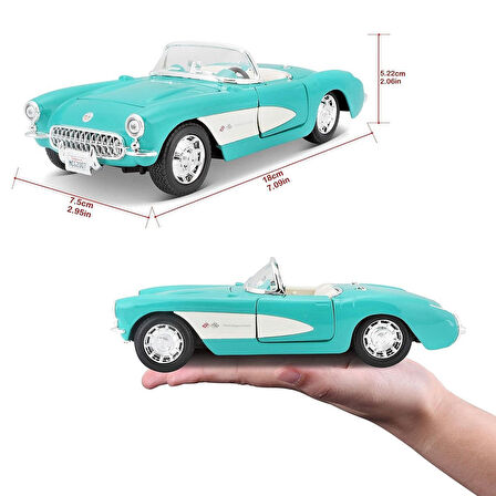MAY 31275 1957 Chevrolet Corvette  1:24 FABBATOYS