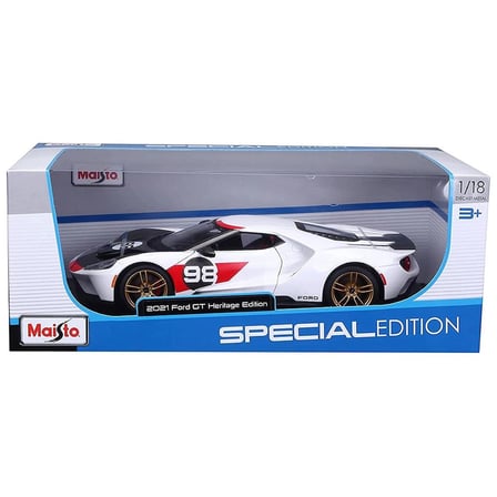 Maisto 1/18 2021 Model Ford GT Heritage Edition