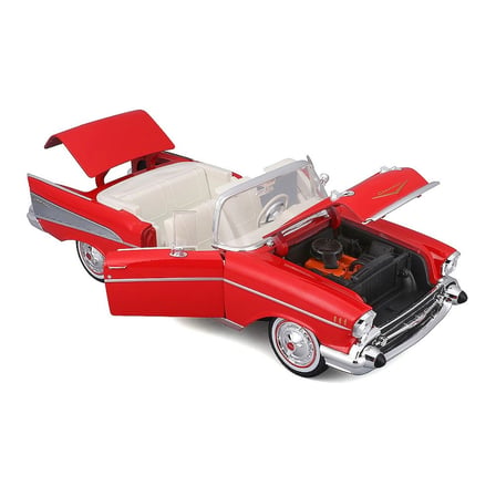 1957 Chevrolet Bel Air Convertible Model Araba 31476 Kırmızı