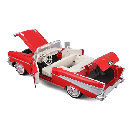 1957 Chevrolet Bel Air Convertible Model Araba 31476 Kırmızı