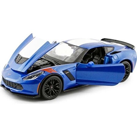 1/24 Model Araba 2017 Corvette Grand Sport Model Araba