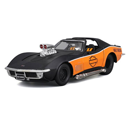 32193 1:24 Harley Davidson 1970 Corvette -Necotoys