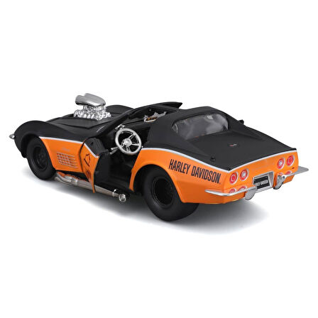 32193 1:24 Harley Davidson 1970 Corvette -Necotoys