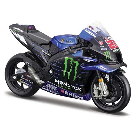 Maisto 1:18 2022 Yamaha Factory Racing Team Motorsiklet