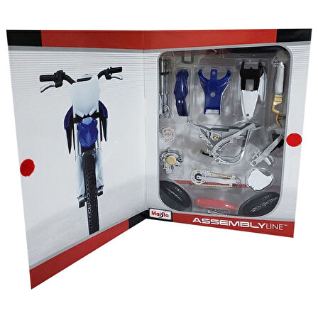 Maisto Yamaha YZ450F Model Kit Motosiklet 1/12 39195