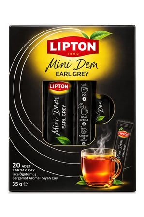 Lipton Earl Grey Mini Dem Bardak Çay 20li