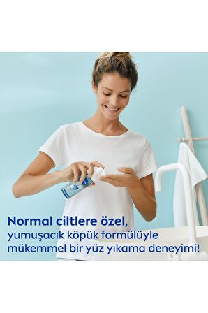 Nivea Karma ve Normal Cilt için Canlandırıcı E Vitamini&Hydra IQ Yüz Temizleme Köpüğü 2x150 ml 