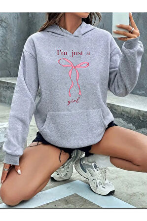 I'm Just Gırl Detaylı Sweatshirt