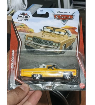 Disney Pixar Cars Mel Dorado Die-Cast Araç, 20. Yıl Die-Cast Metal