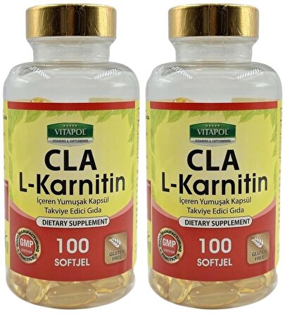 Vitapol Cla L-Carnitine 2x100 Softgel L-Karnitin