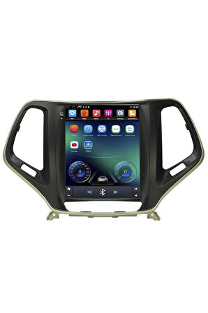 JEEP CHEROKEE ANDROİD 13 MULTİMEDYA CARPLAY 4GB RAM + 64GB HDD NAVİGASYON TESLA EKRAN