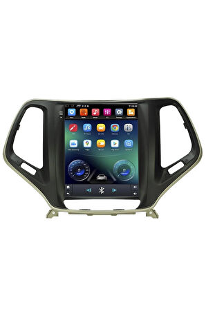 JEEP CHEROKEE ANDROİD 13 MULTİMEDYA CARPLAY 4GB RAM + 64GB HDD NAVİGASYON TESLA EKRAN