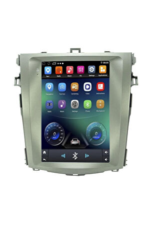 TOYOTA COROLLA ANDROİD 13 MULTİMEDYA CARPLAY 4GB RAM + 64GB HDD NAVİGASYON TESLA EKRAN