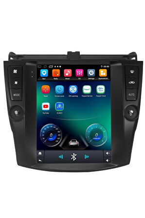 HONDA ACCORD ANDROİD 13 MULTİMEDYA CARPLAY 4GB RAM + 64GB HDD NAVİGASYON TESLA EKRAN