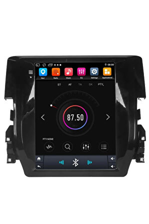 HONDA CİVİC FC5 ANDROİD 13 MULTİMEDYA CARPLAY 4GB RAM + 64GB HDD NAVİGASYON TESLA EKRAN