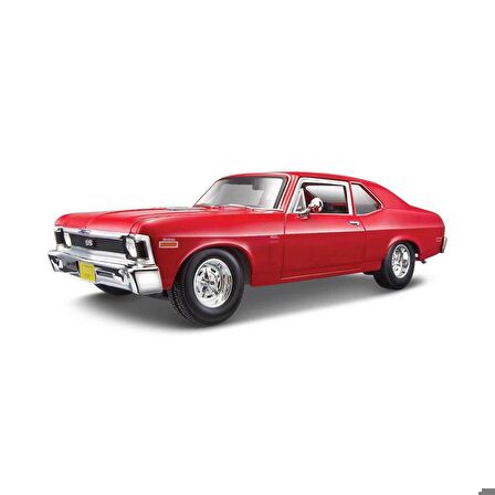 MAIS 31132 Maisto Chevrolet Nova SS Coupe 1970 Model Araba 1:18 -Necotoys FABBATOYS